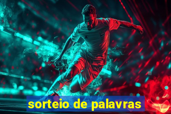 sorteio de palavras